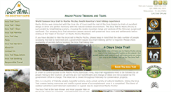 Desktop Screenshot of incatrailreservations.com